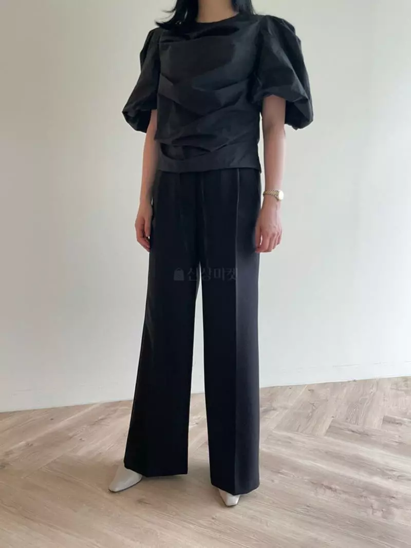 Browns - Korean Women Fashion - #momslook - Balloon Blouse - 12