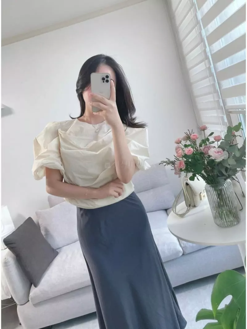 Browns - Korean Women Fashion - #momslook - Balloon Blouse - 8