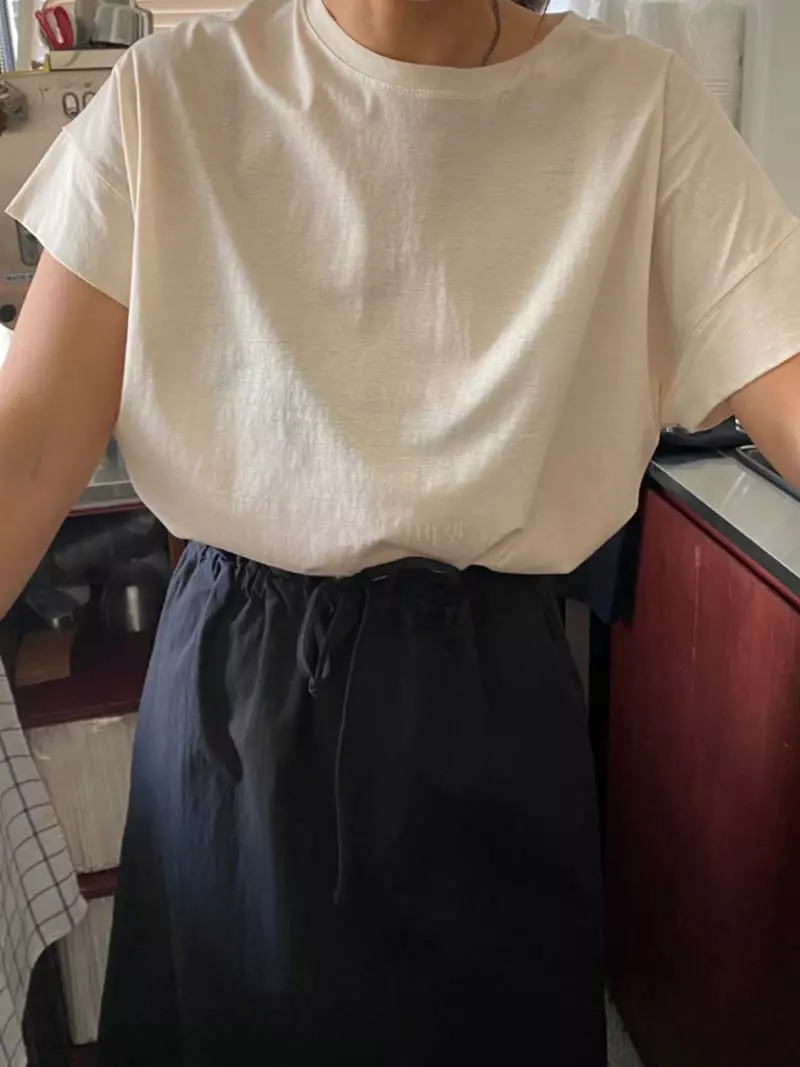Browns - Korean Women Fashion - #momslook - London Silky Tee