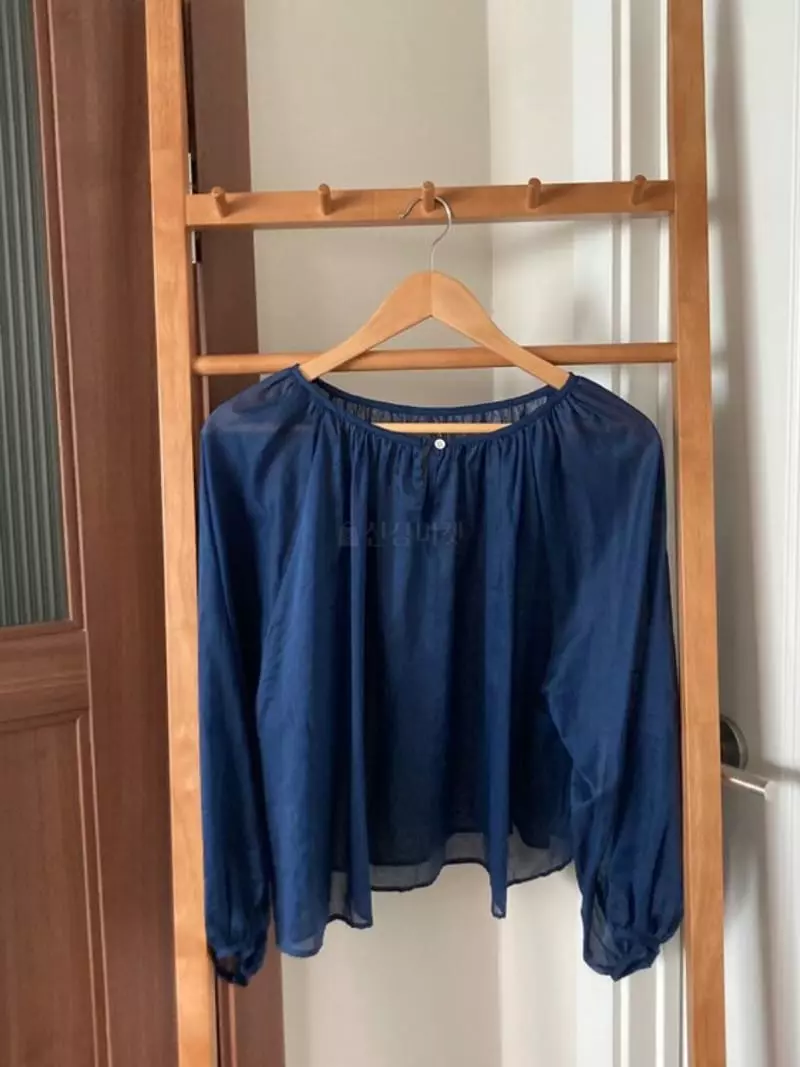 Browns - Korean Women Fashion - #momslook - Noang Shirring Blouse - 11