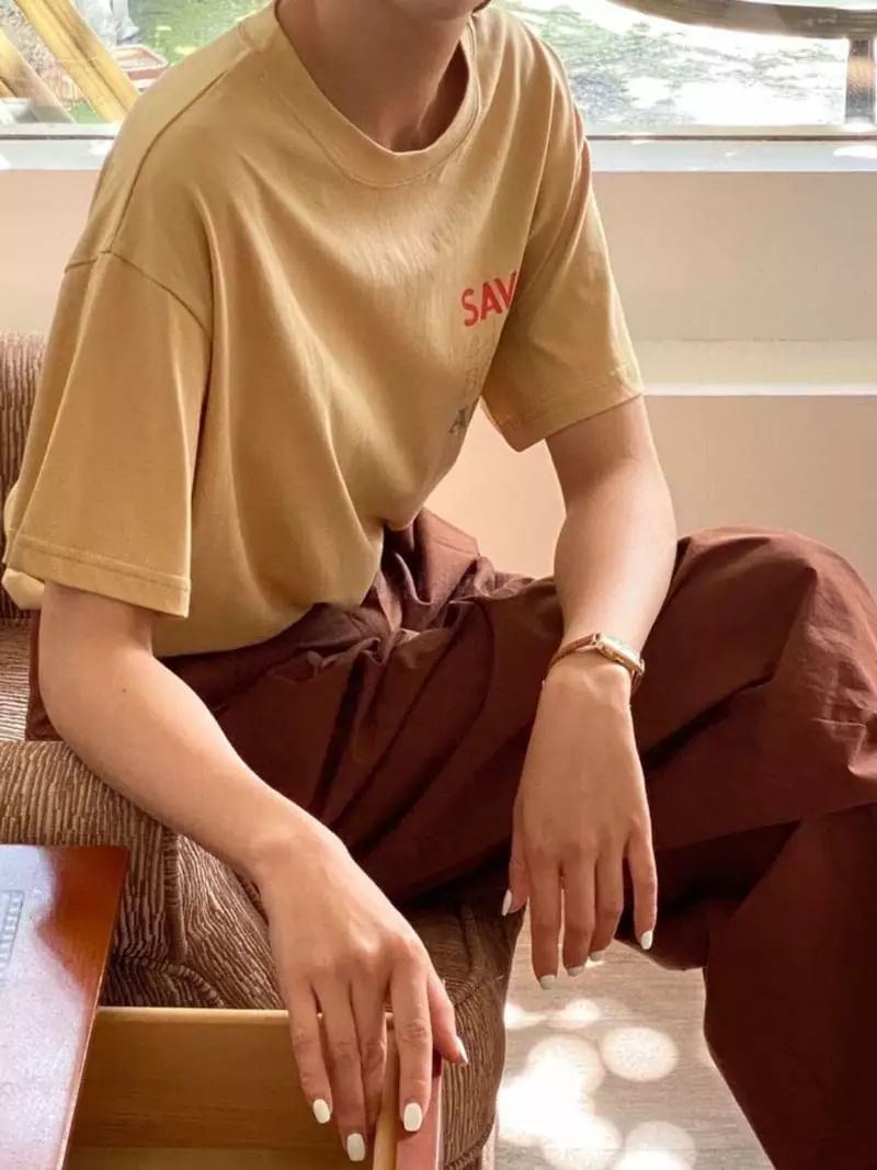 Browns - Korean Women Fashion - #momslook - Classic Paint Tee - 7
