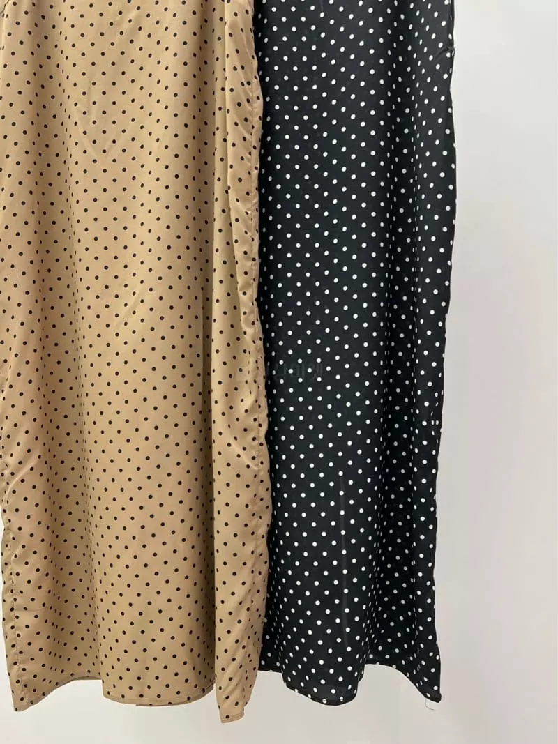Browns - Korean Women Fashion - #pursuepretty - Dot Slim One-piece - 2