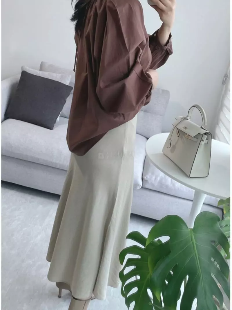 Browns - Korean Women Fashion - #restrostyle - Fluffy Shirring Blouse - 6