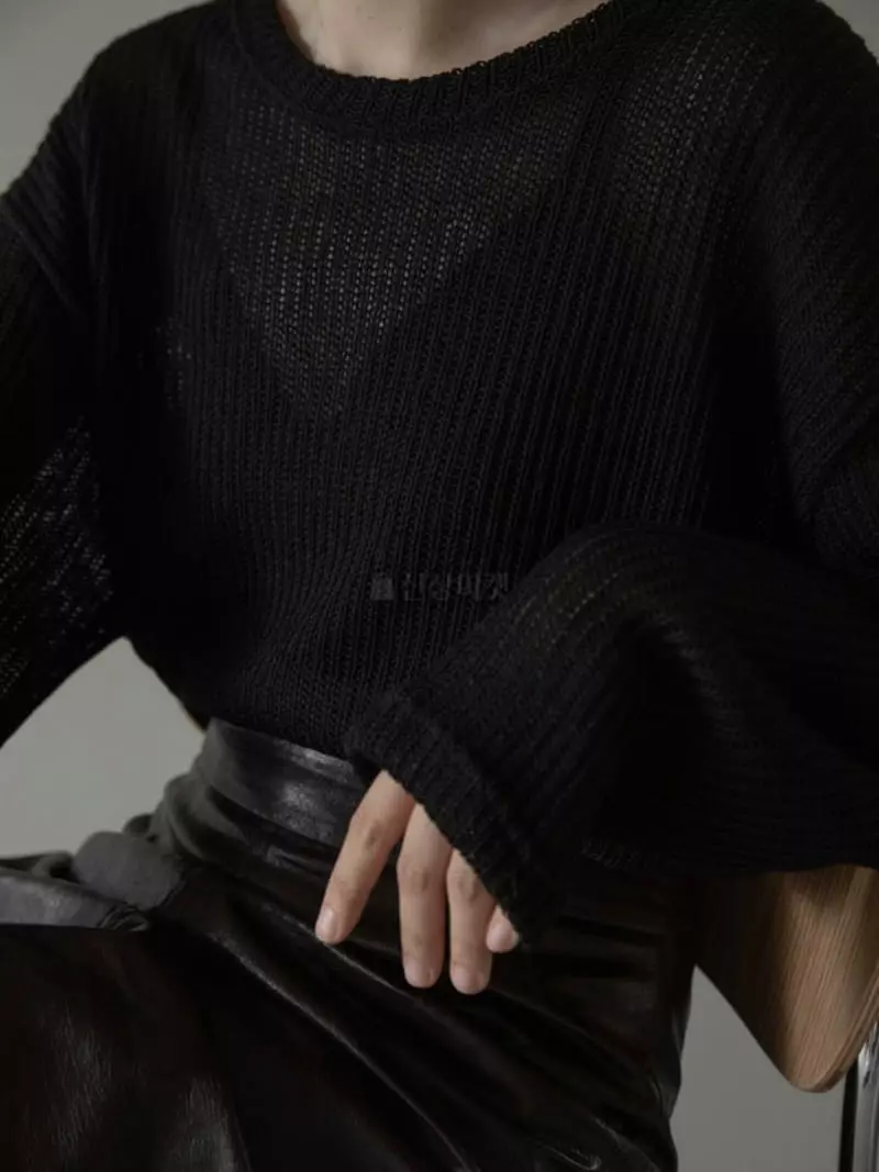Browns - Korean Women Fashion - #restrostyle - Paris Knit Tee - 3