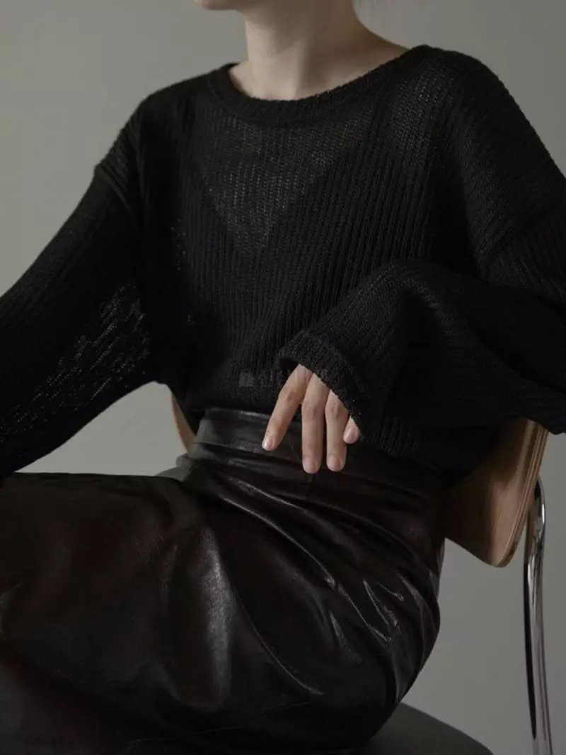 Browns - Korean Women Fashion - #restrostyle - Paris Knit Tee - 4