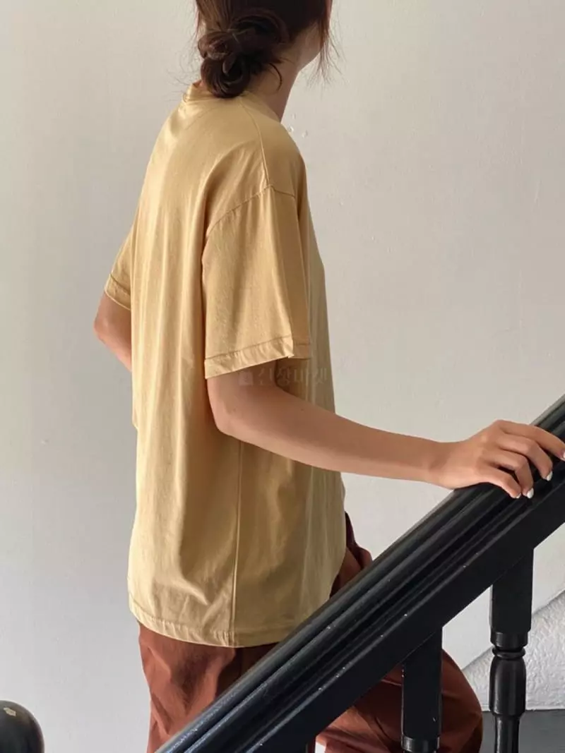 Browns - Korean Women Fashion - #romanticstyle - Classic Paint Tee