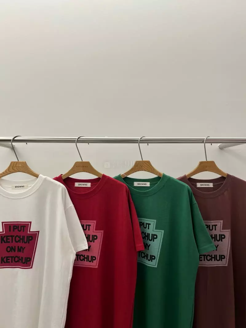Browns - Korean Women Fashion - #thatsdarling - Ketchup Tee