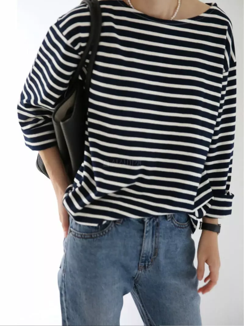 Browns - Korean Women Fashion - #shopsmall - Classic Stripes Tee - 4