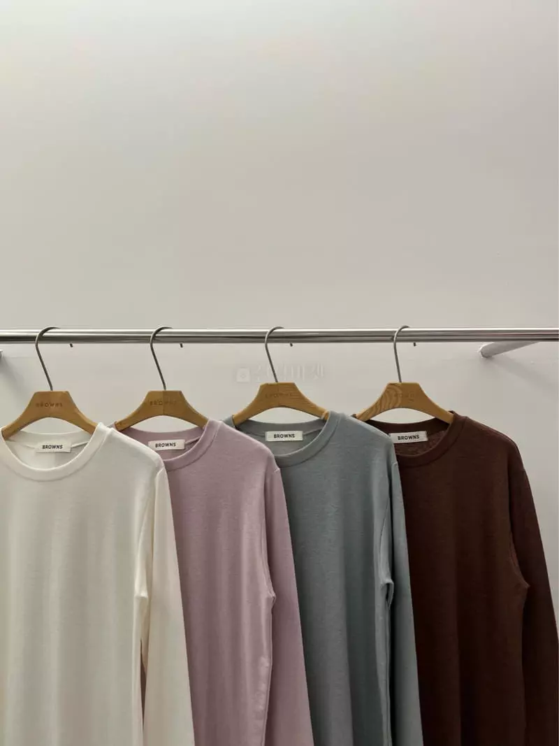 Browns - Korean Women Fashion - #womensfashion - All Round Tee