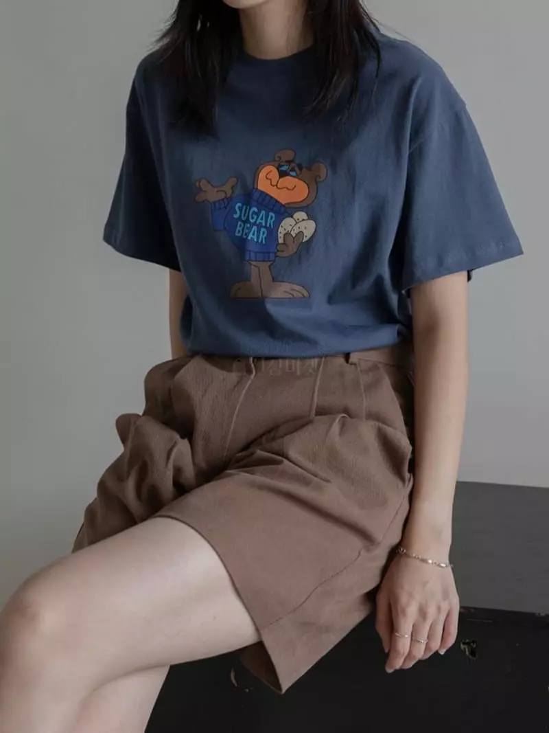 Browns - Korean Women Fashion - #womensfashion - Sugar Bear Tee - 10