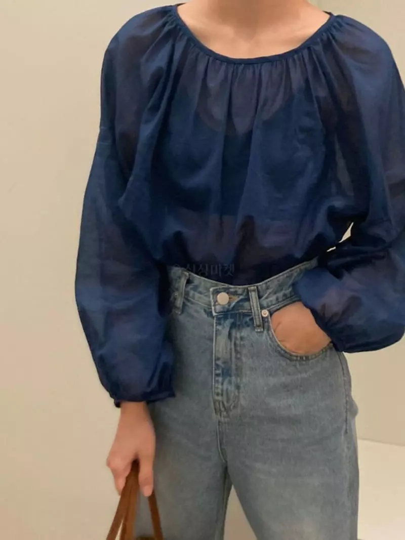 Browns - Korean Women Fashion - #womensfashion - Noang Shirring Blouse - 6