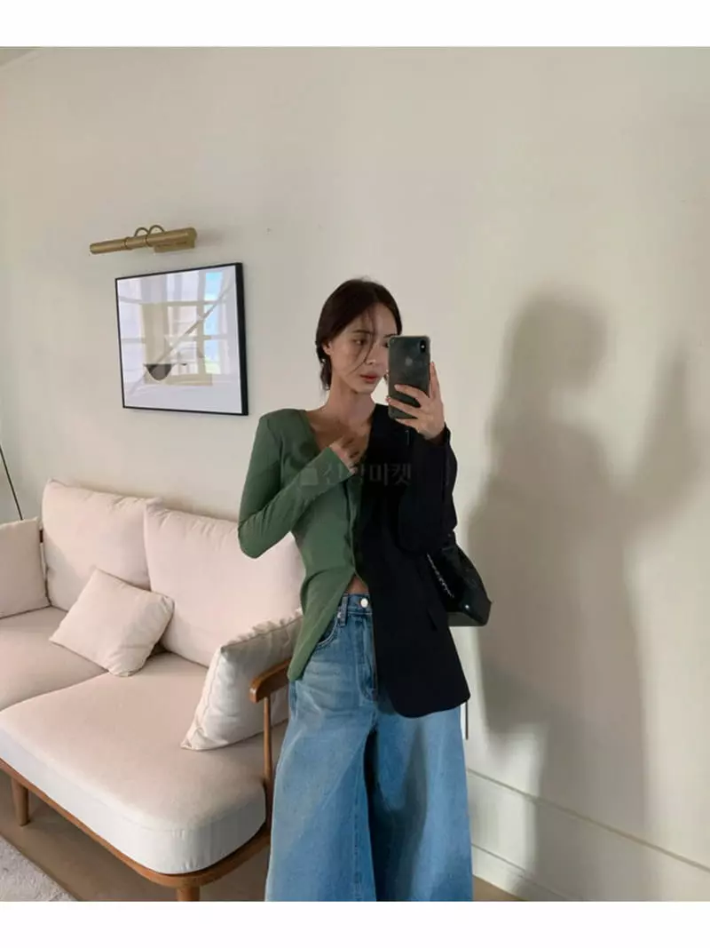 Buckle - Korean Women Fashion - #womensfashion - Rib Midi Cardigan - 4
