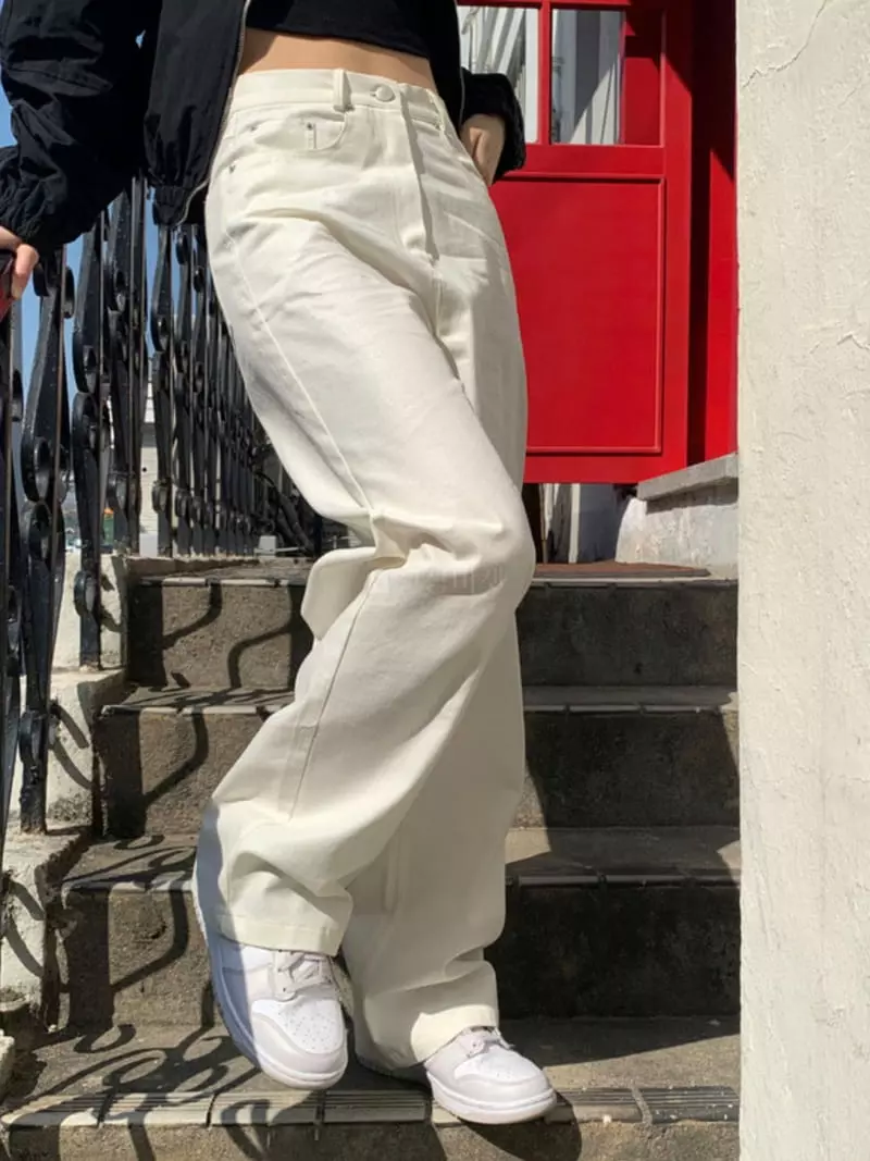 Buckle - Korean Women Fashion - #momslook - Glossy Pants - 11