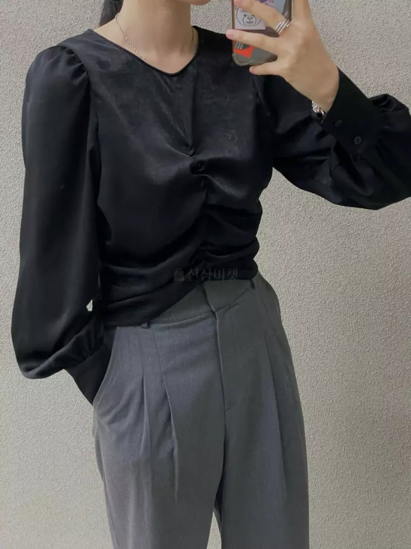 Buckle - Korean Women Fashion - #momslook - Mos Blouse - 6
