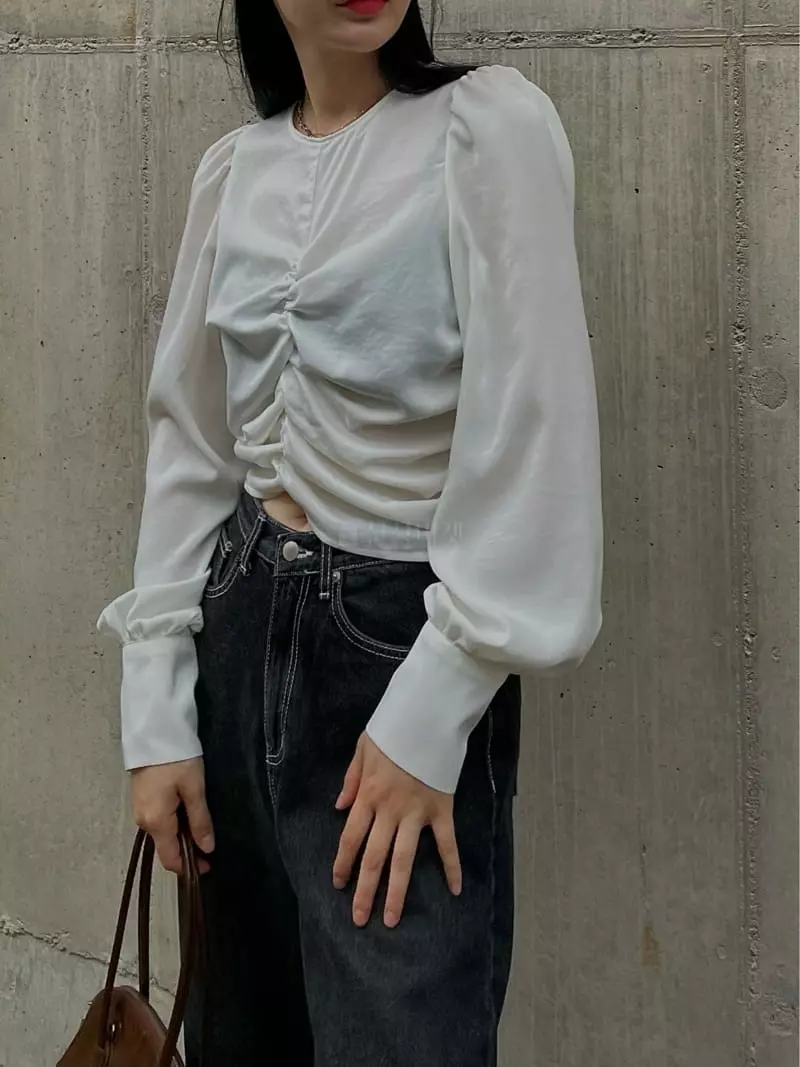 Buckle - Korean Women Fashion - #momslook - Mos Blouse - 7