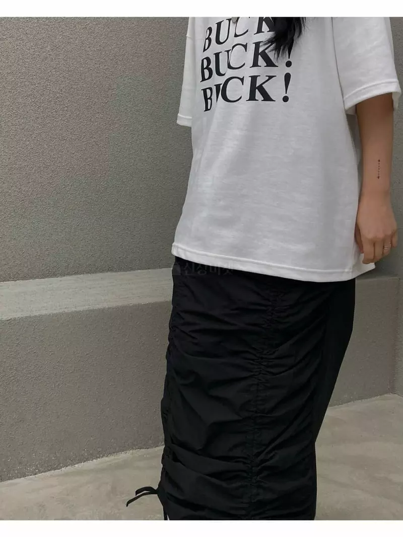 Buckle - Korean Women Fashion - #momslook - Buck Tee - 5