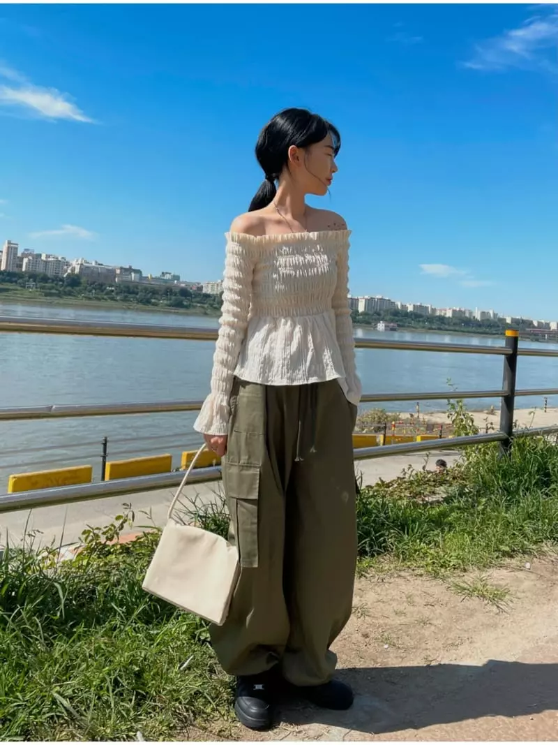 Buckle - Korean Women Fashion - #momslook - Cargo Pants - 5