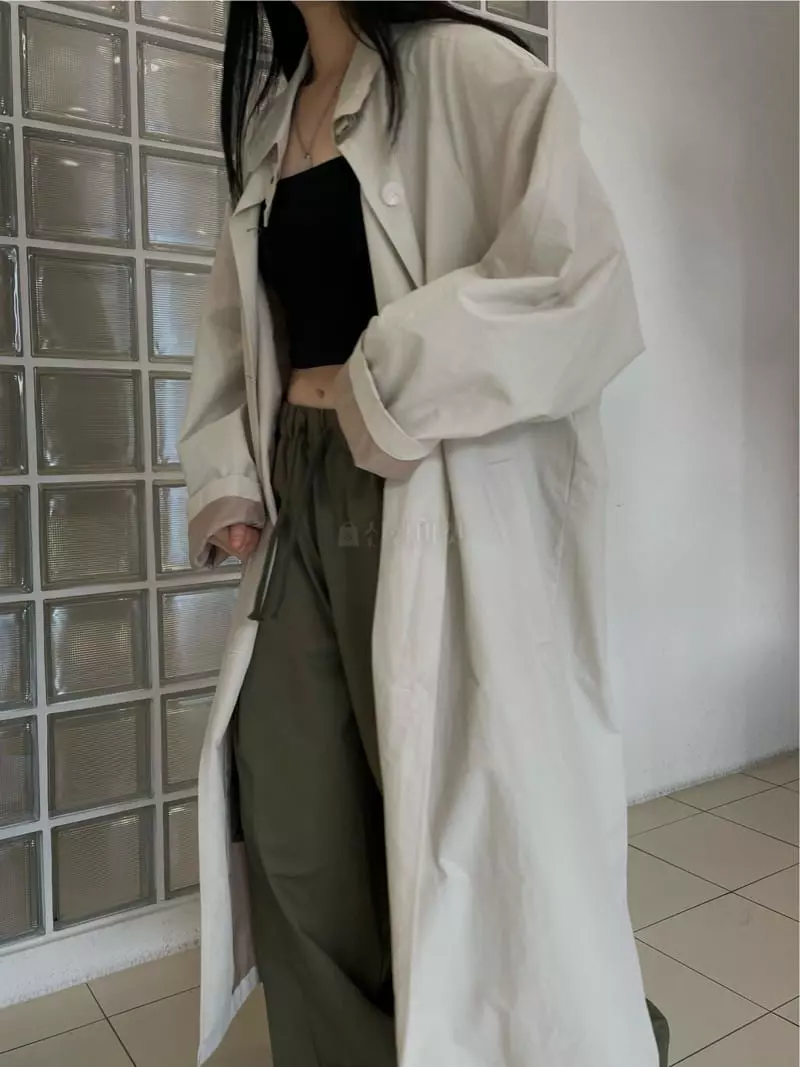 Buckle - Korean Women Fashion - #momslook - Trench Coat