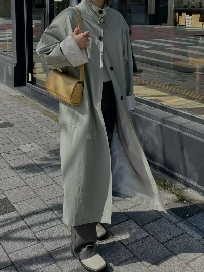 Buckle - Korean Women Fashion - #momslook - Trench Coat - 7