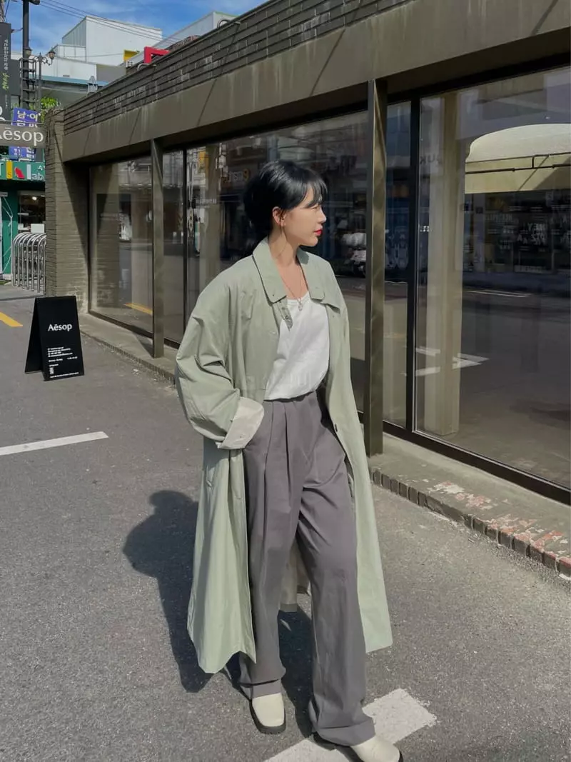 Buckle - Korean Women Fashion - #momslook - Trench Coat - 9
