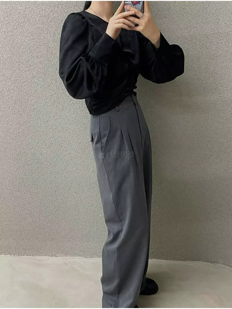 Buckle - Korean Women Fashion - #momslook - Pocket Pants - 10