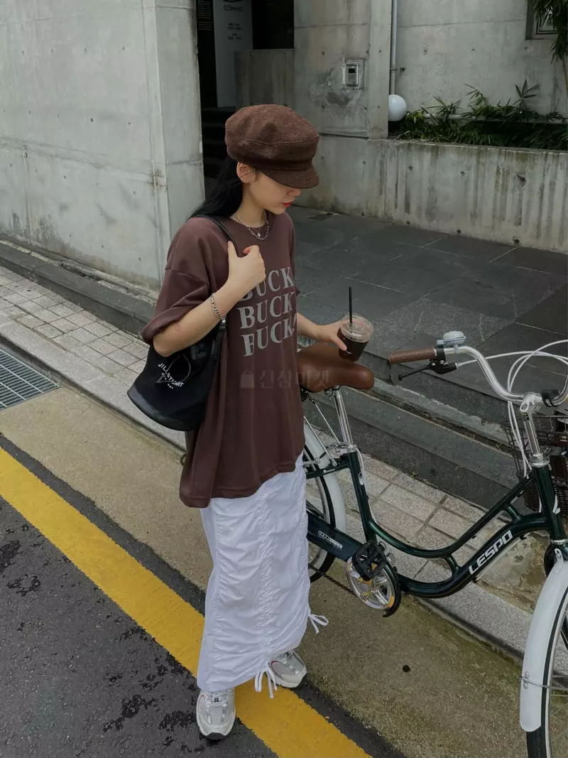 Buckle - Korean Women Fashion - #restrostyle - Buck Tee - 12