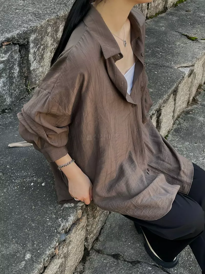 Buckle - Korean Women Fashion - #pursuepretty - See Through Shirt - 4