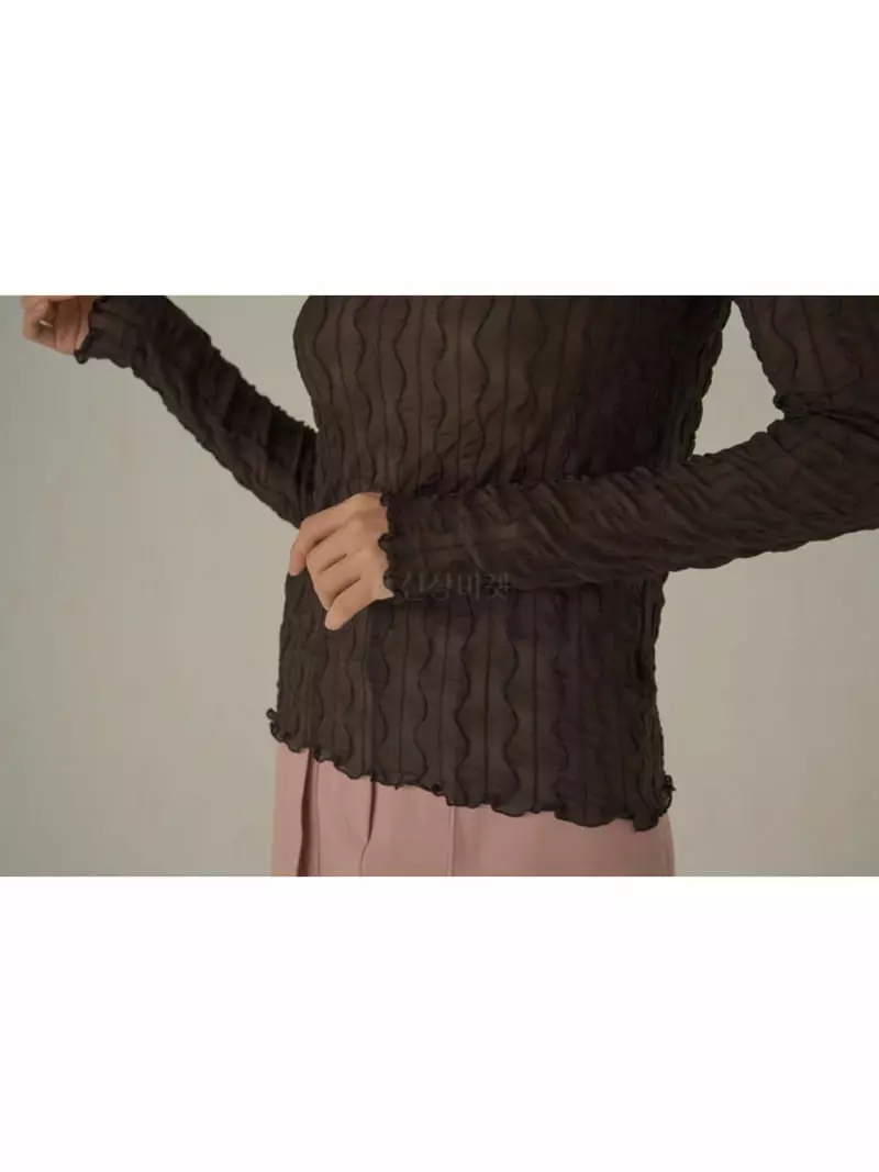 Buckle - Korean Women Fashion - #thatsdarling - See Through Tee - 6