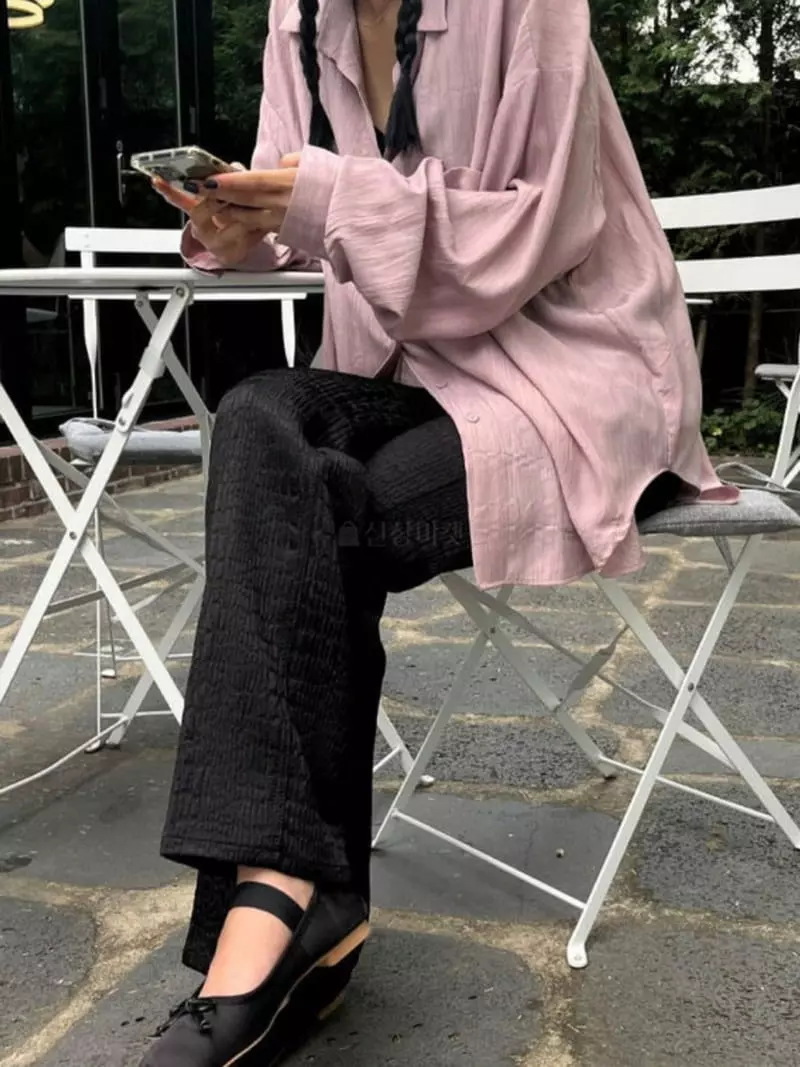 Buckle - Korean Women Fashion - #thelittlethings - See Through Shirt - 8