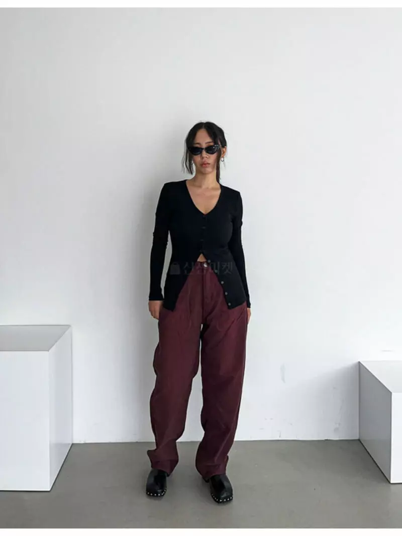 Buckle - Korean Women Fashion - #womensfashion - Rib Midi Cardigan - 9
