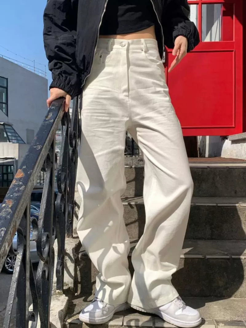 Buckle - Korean Women Fashion - #womensfashion - Glossy Pants - 10
