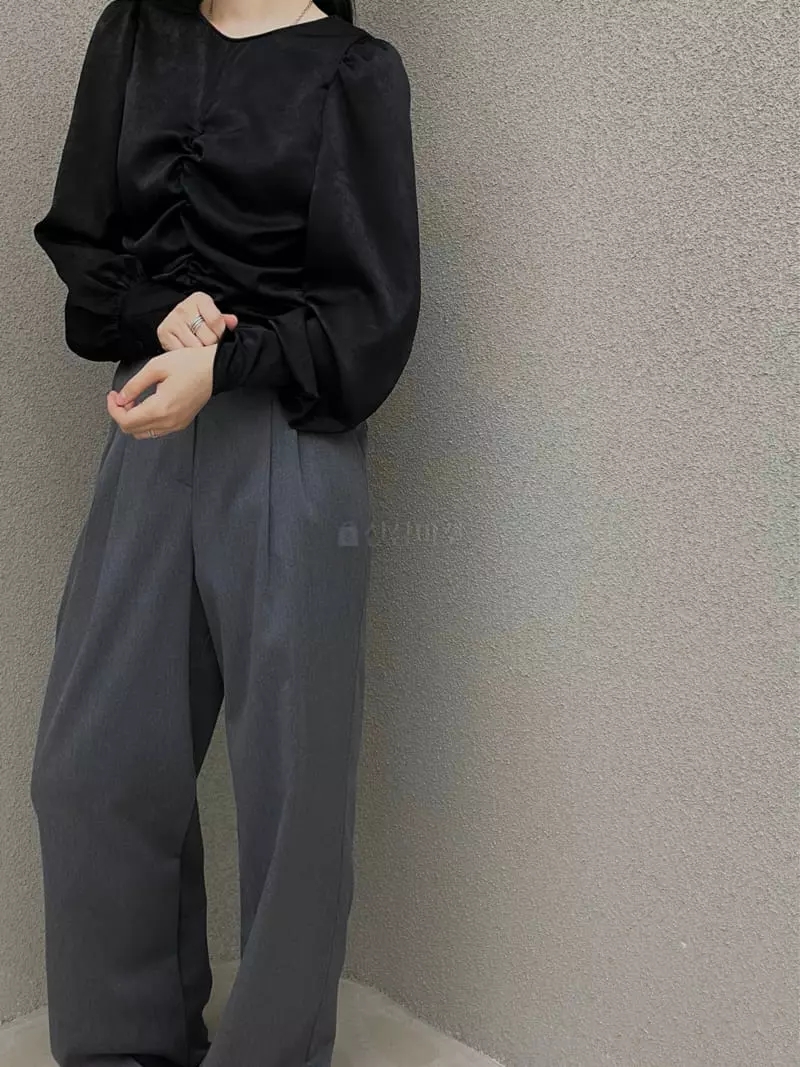 Buckle - Korean Women Fashion - #womensfashion - Mos Blouse - 3