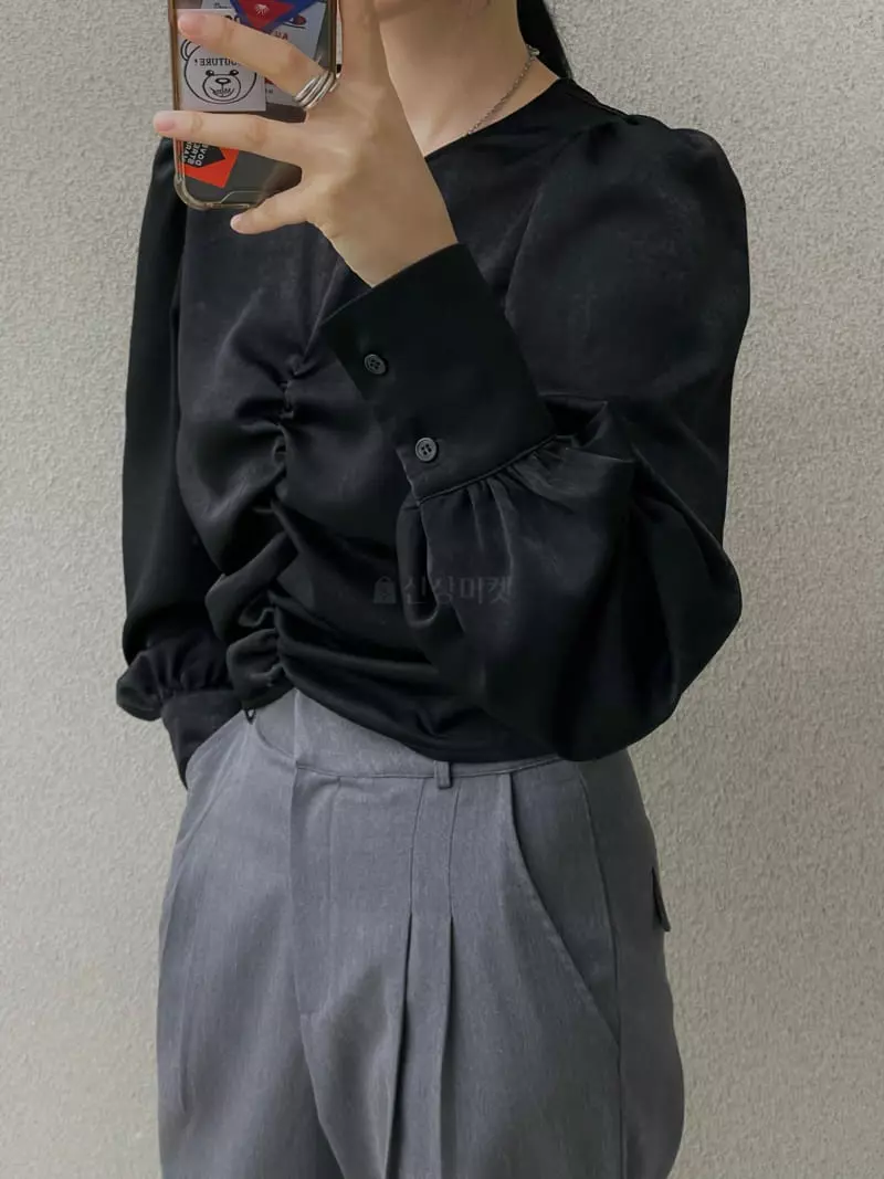 Buckle - Korean Women Fashion - #womensfashion - Mos Blouse - 5