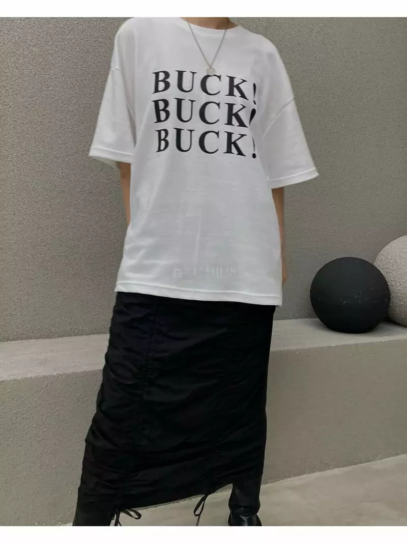 Buckle - Korean Women Fashion - #womensfashion - Buck Tee - 2