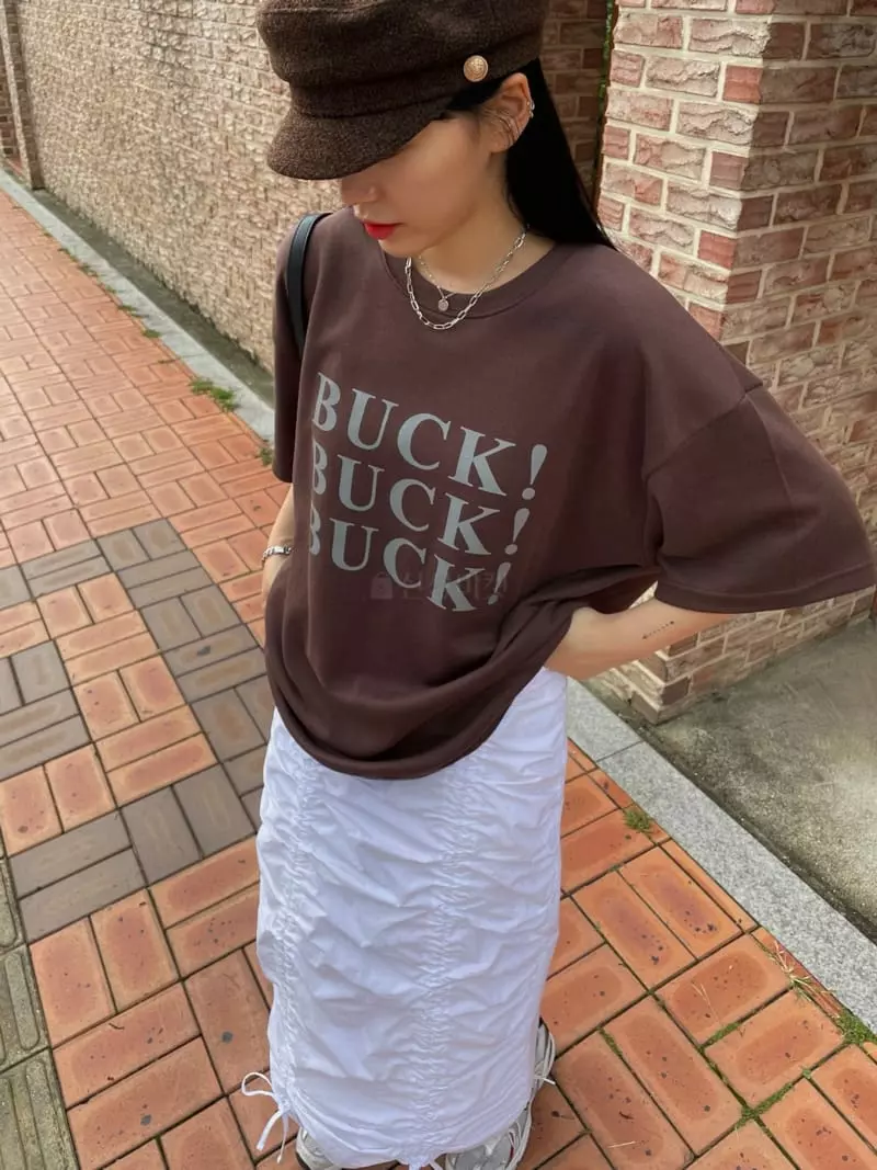 Buckle - Korean Women Fashion - #womensfashion - Buck Tee - 8