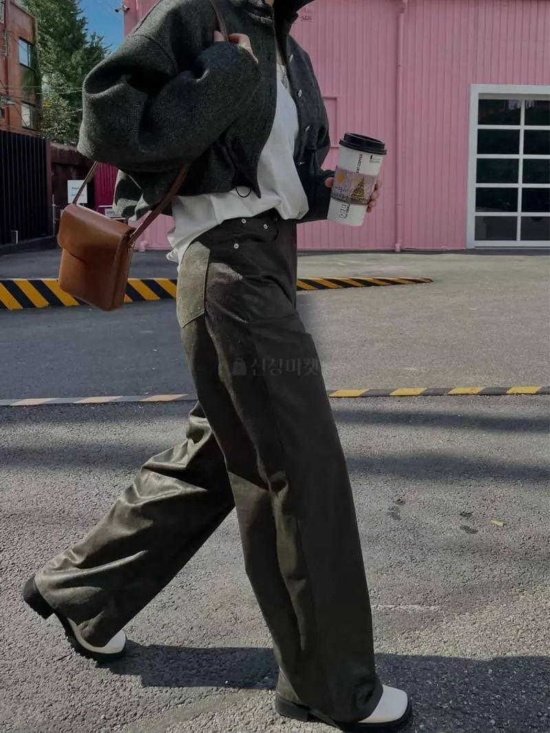 Buckle - Korean Women Fashion - #womensfashion - Blan Pants
