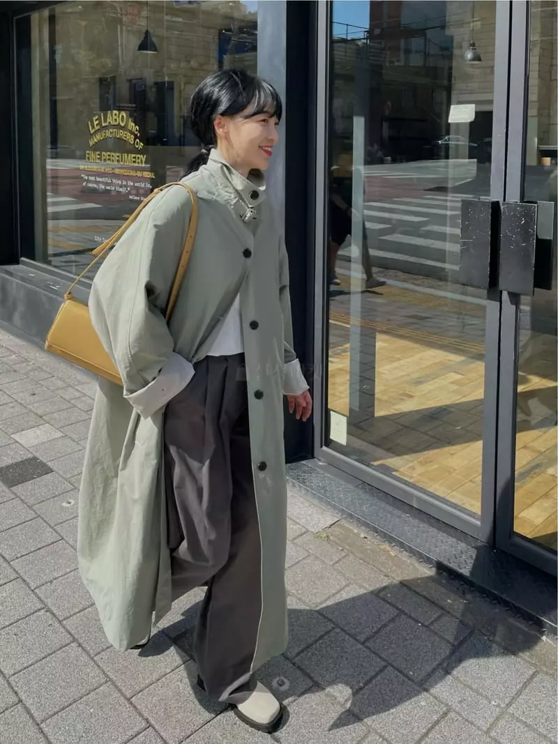 Buckle - Korean Women Fashion - #womensfashion - Trench Coat - 12