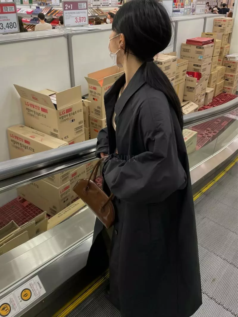 Buckle - Korean Women Fashion - #momslook - Trench Coat - 4