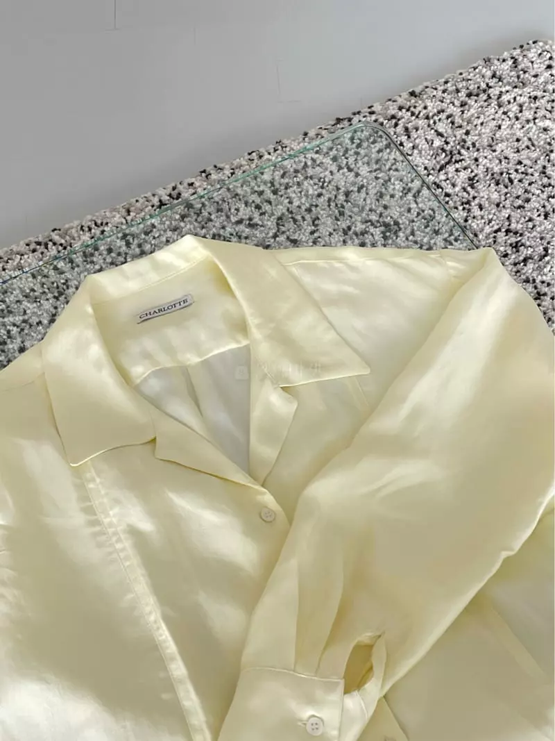 Charlotte - Korean Women Fashion - #momslook - Shatin Blouse - 7