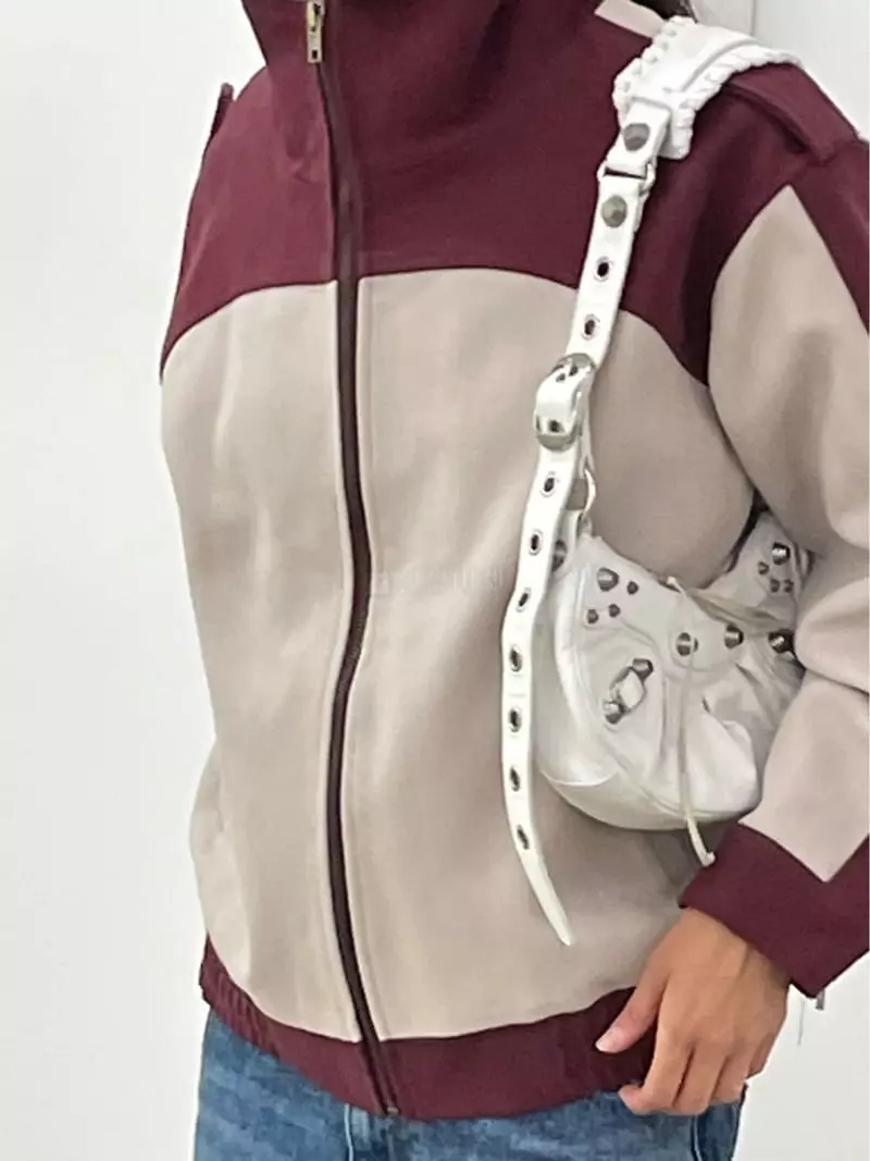 Charlotte - Korean Women Fashion - #momslook - Color Herringbone Jumper