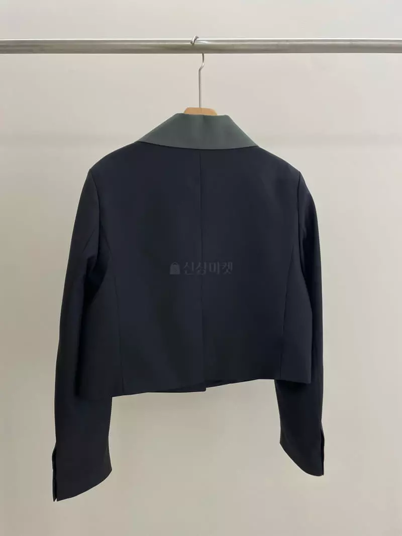 Charlotte - Korean Women Fashion - #momslook - Color Crop Jacket - 6