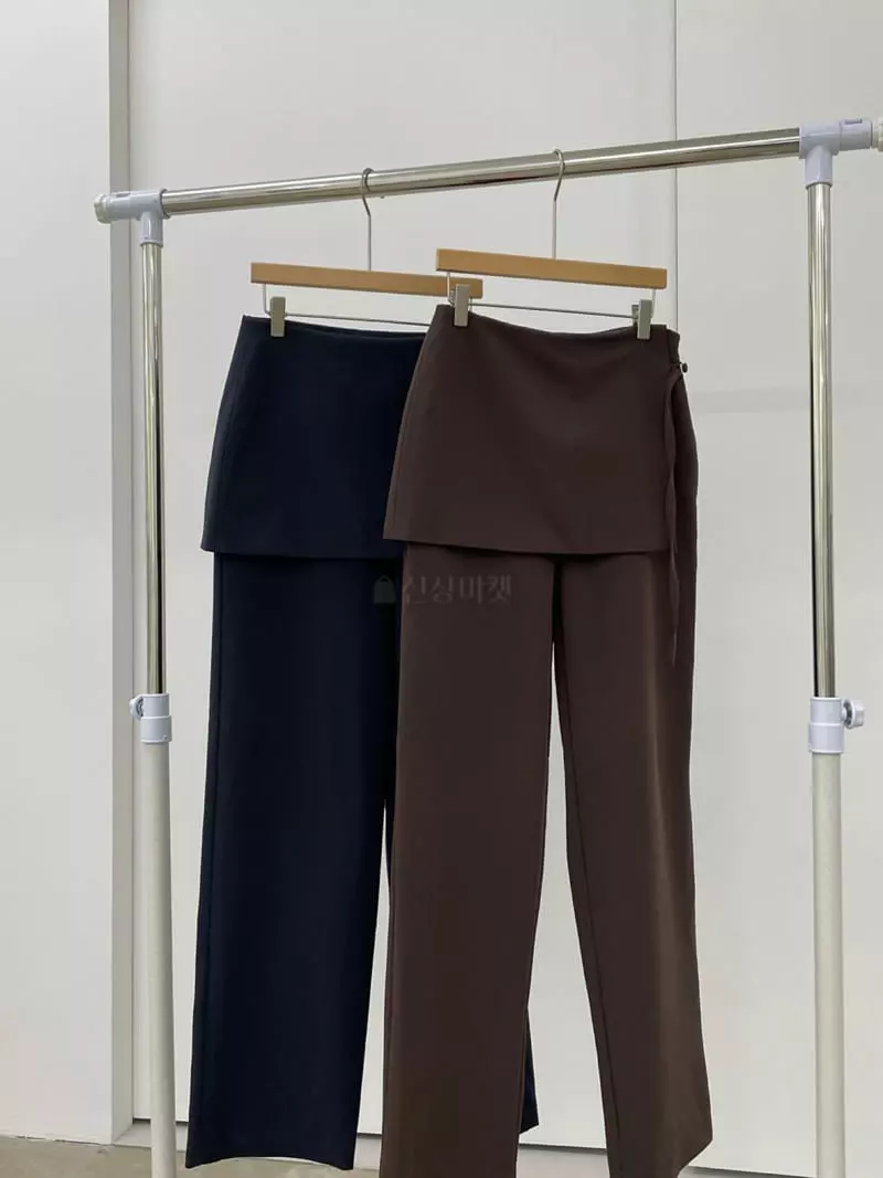 Charlotte - Korean Women Fashion - #momslook - Wrap Pants - 5