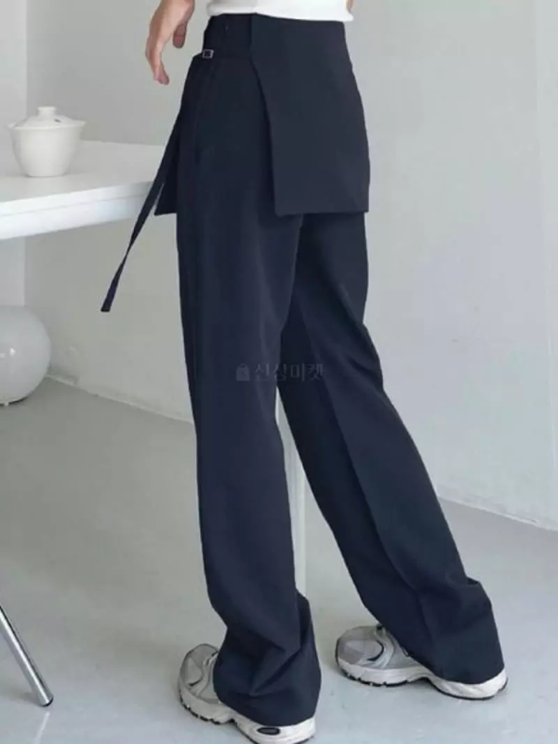 Charlotte - Korean Women Fashion - #momslook - Wrap Pants - 7