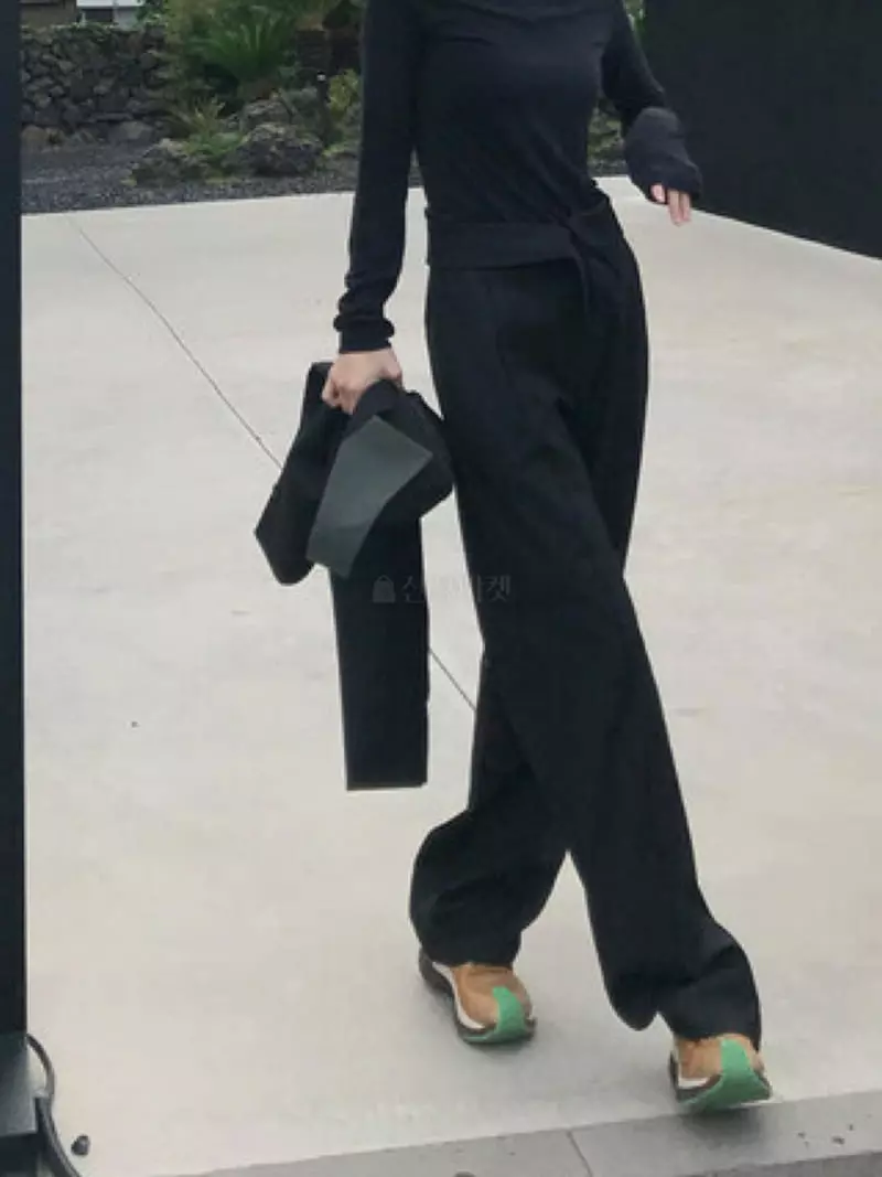 Charlotte - Korean Women Fashion - #momslook - Lalf Strap Pants - 7