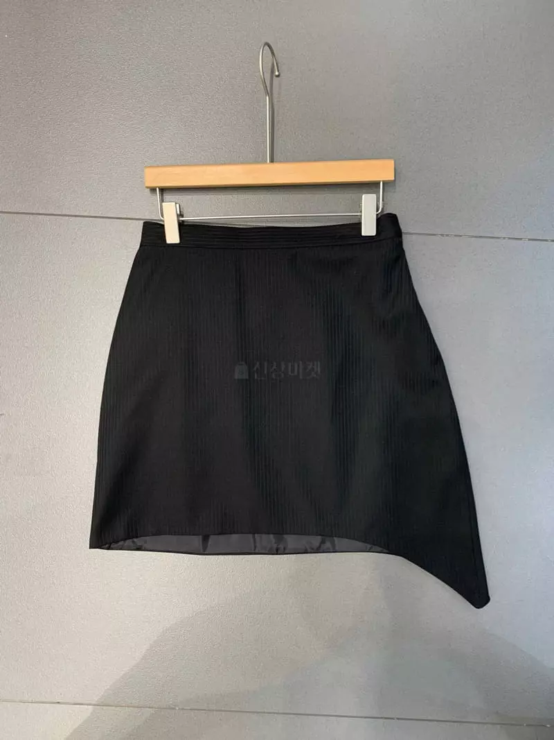 Charlotte - Korean Women Fashion - #momslook - Stripes Unbal Skirt - 5