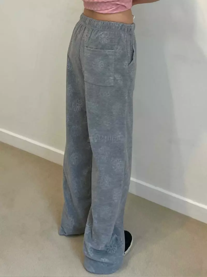 Charlotte - Korean Women Fashion - #momslook - Terry Pants - 2
