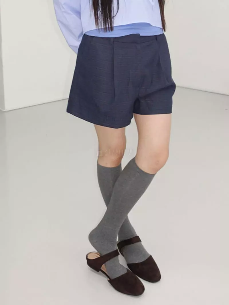 Charlotte - Korean Women Fashion - #momslook - Check Shorts - 5