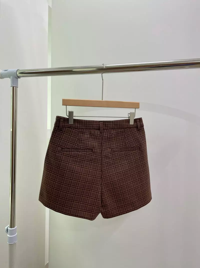 Charlotte - Korean Women Fashion - #momslook - Check Shorts - 7