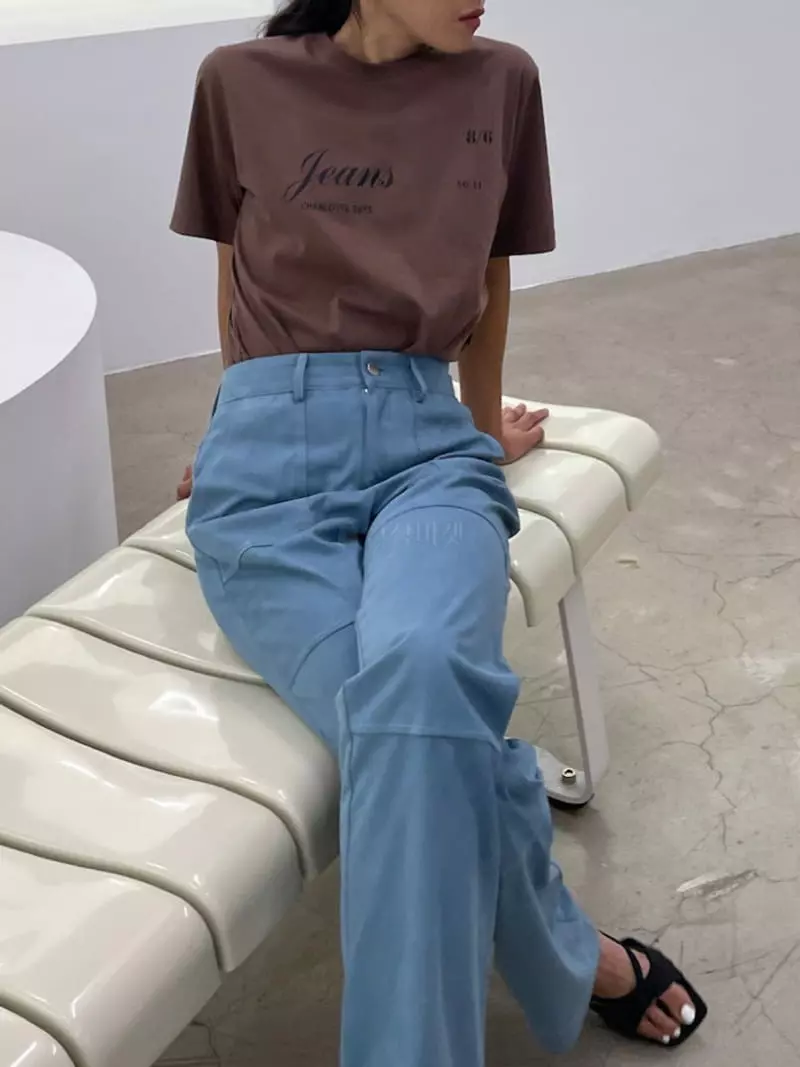 Charlotte - Korean Women Fashion - #momslook - Zins Tee - 10