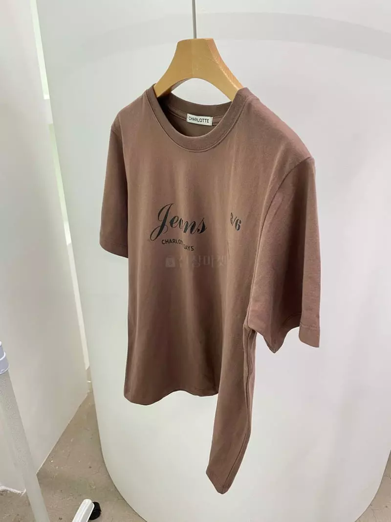 Charlotte - Korean Women Fashion - #momslook - Zins Tee - 2